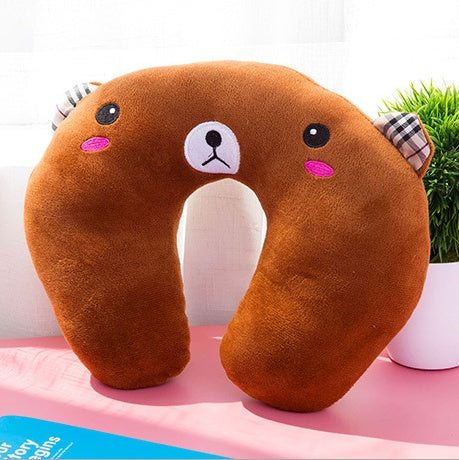 Cartoon Animal U-Shaped Travel Neck Pillow