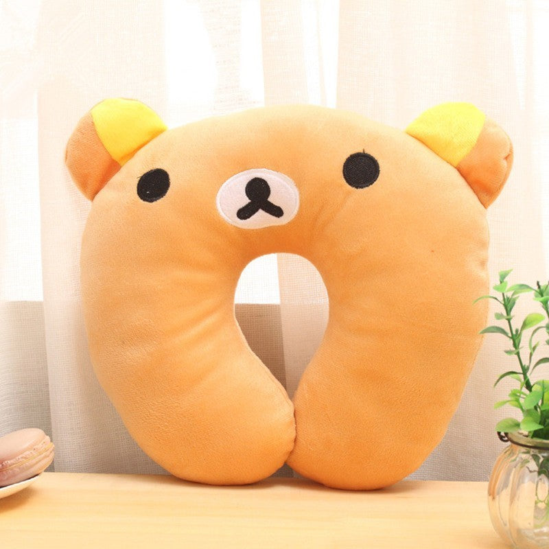 Cartoon Animal U-Shaped Travel Neck Pillow