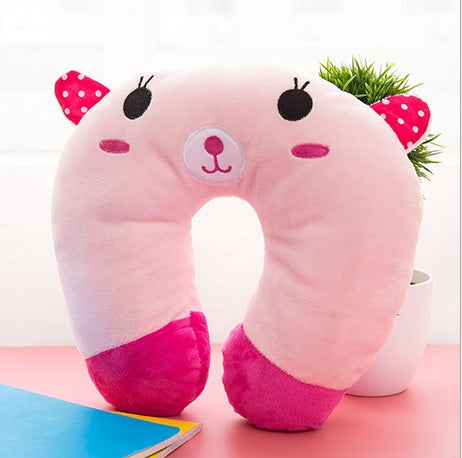 Cartoon Animal U-Shaped Travel Neck Pillow