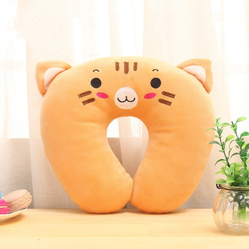 Cartoon Animal U-Shaped Travel Neck Pillow